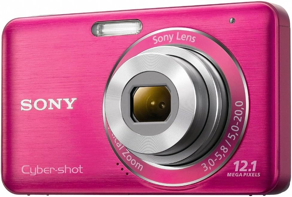Sony DSC-W310 12.1MP Digital Camera with 4x Wide Angle Zoom with Digital Steady Shot Image Stabilization and 2.7 inch LCD (Pink)