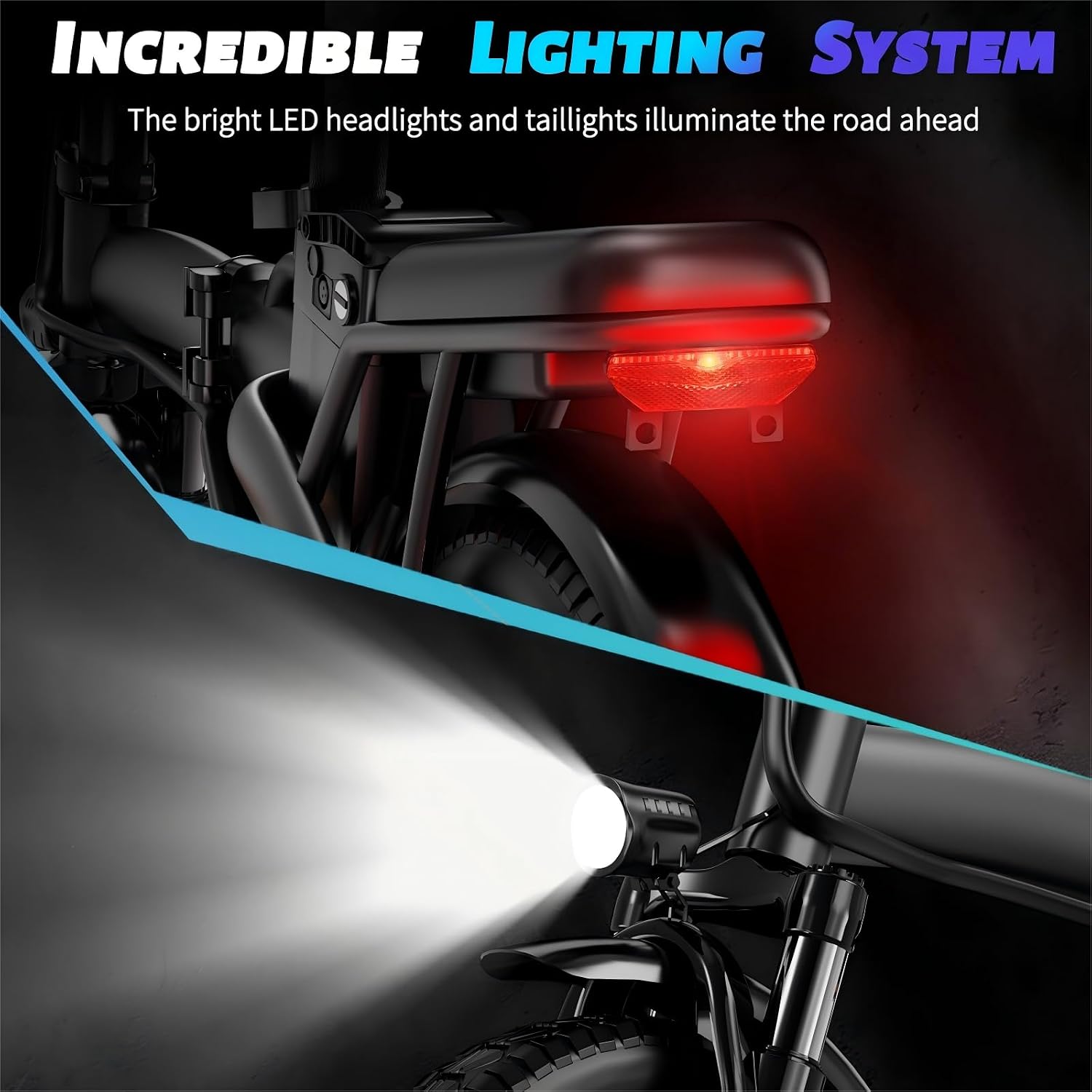 Folding Electric Bike for Adults, 500W Motor, 23MPH, 14' Mini Ebike | Pedal Assist | 30° Uphill | Shock Absorbers | 48V12AH Removable Battery | UL 2849 | Dual Disc Brake | 38 Miles PAS Range (T1)