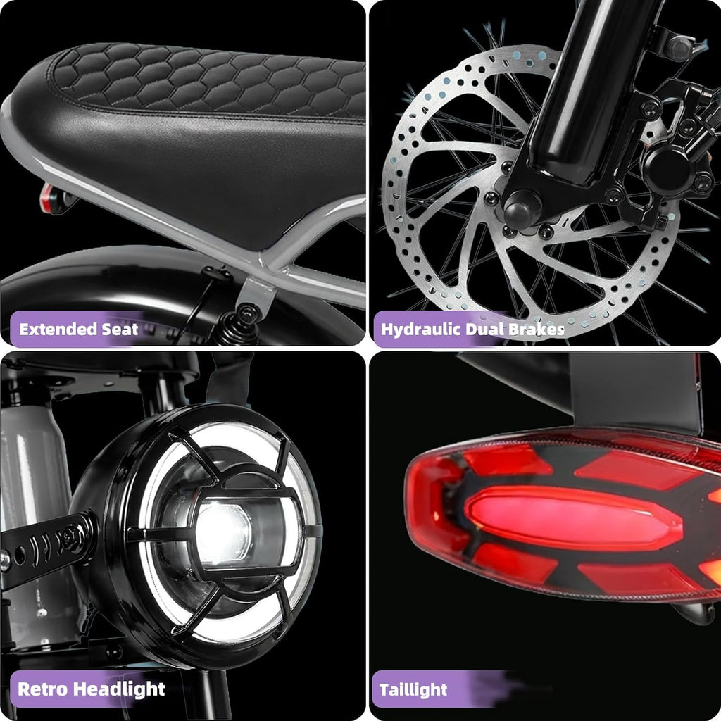 Likebike Electric Bike for Adults 1500W/2000W/3000W Peak,32/36/47MPH 20' Fat Tire Ebike, 48V 20AH/23AH/33Ah Removable Battery 7-Speed Full Suspension Mountain Bike Off Road Hydraulic Disc Brake