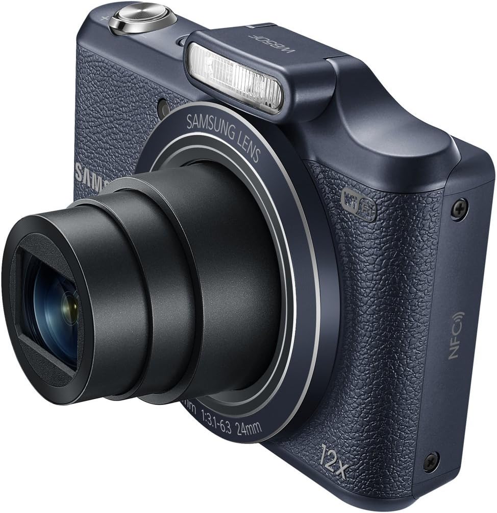 Samsung WB50F 16.2MP Smart WiFi & NFC Digital Camera with 12x Optical Zoom and 3.0' LCD (Black)
