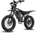 BIGNIU Electric Bike, Ebikes for Adults with Peak 1200W Motor, 20' Fat Tire, 48V 15A Battery, 7-Speed, Dual Disc Brakes E Bike for Off-Road and City Riding Electric Dirt Bike for Adults
