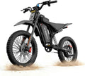 BIGNIU Off-Road Ebike, Electric Dirt Bike Electric Bike for Adults with 3000W Peak Motor, 60V 32Ah Battery, 19x2.1 Fat Tires, Removable Battery, E Bike for Teens, City Riding