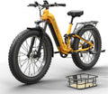 PUCKIPUPPY Electric Bike for Adults 960W, 48V 20AH Battery Adult Ebike, Full Suspension 26' Fat Tire E Bike, 28MPH 80Miles Range Mountain Electric Bicycle, 7 Speed, Hydraulic Disc Brakes