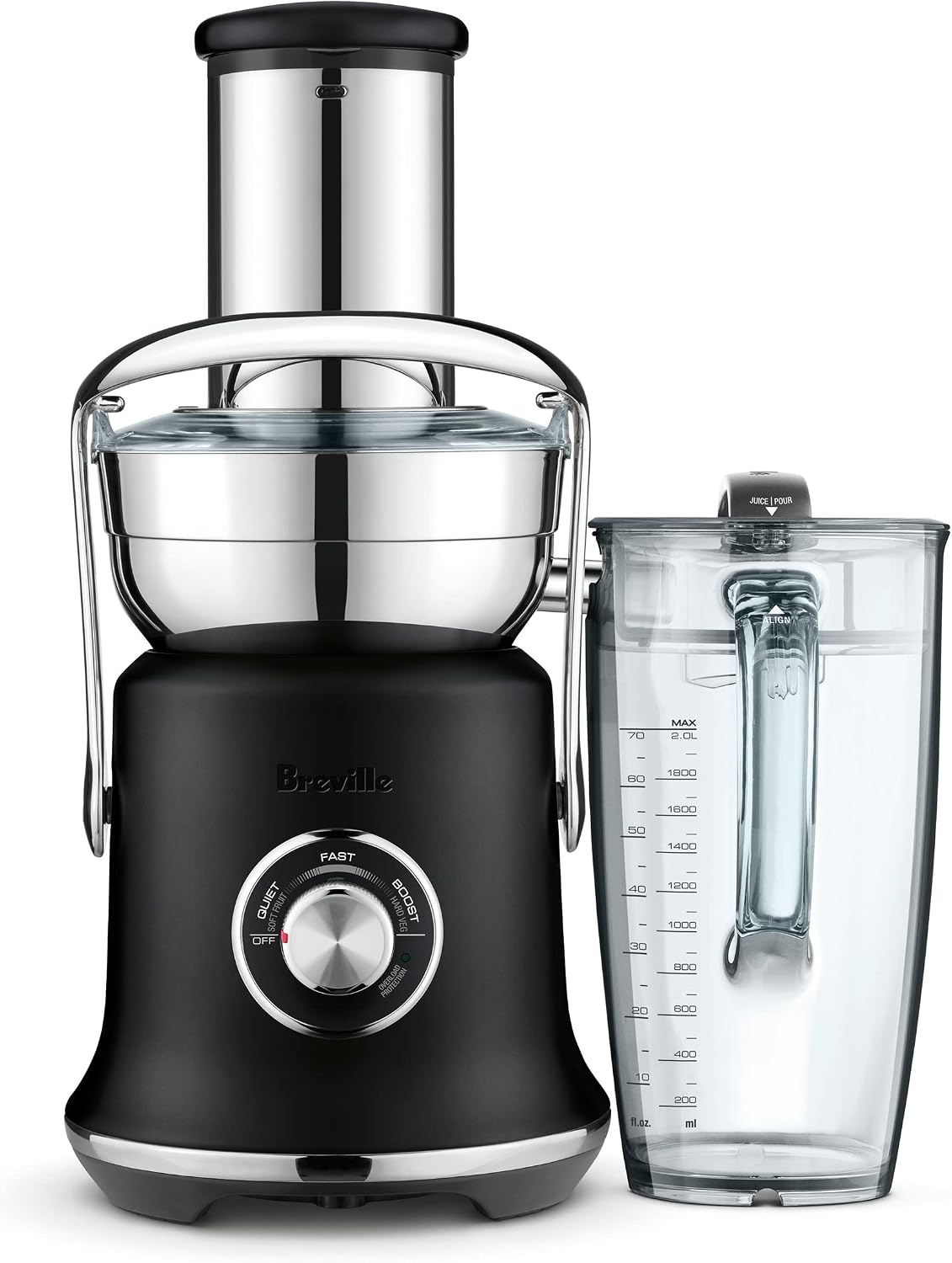 Breville BJE830BTR Juice Fountain Cold XL, 70 fl oz, Black Truffle