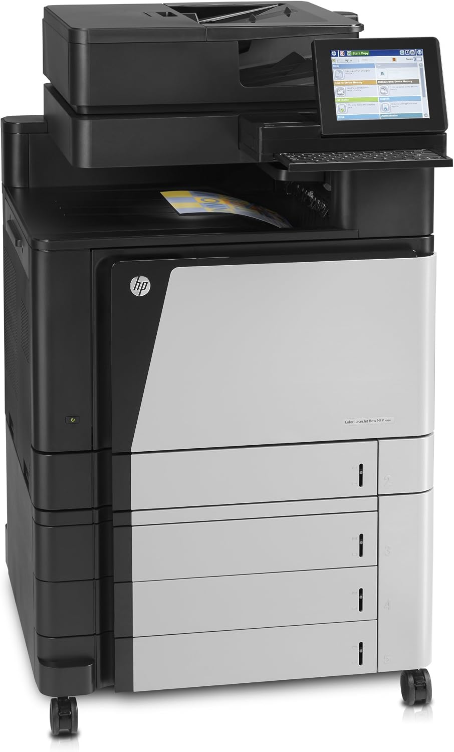 Certified Refurbished HP Color LaserJet Enterprise flow MFP M880z A2W75A All-in-one with three months warranty