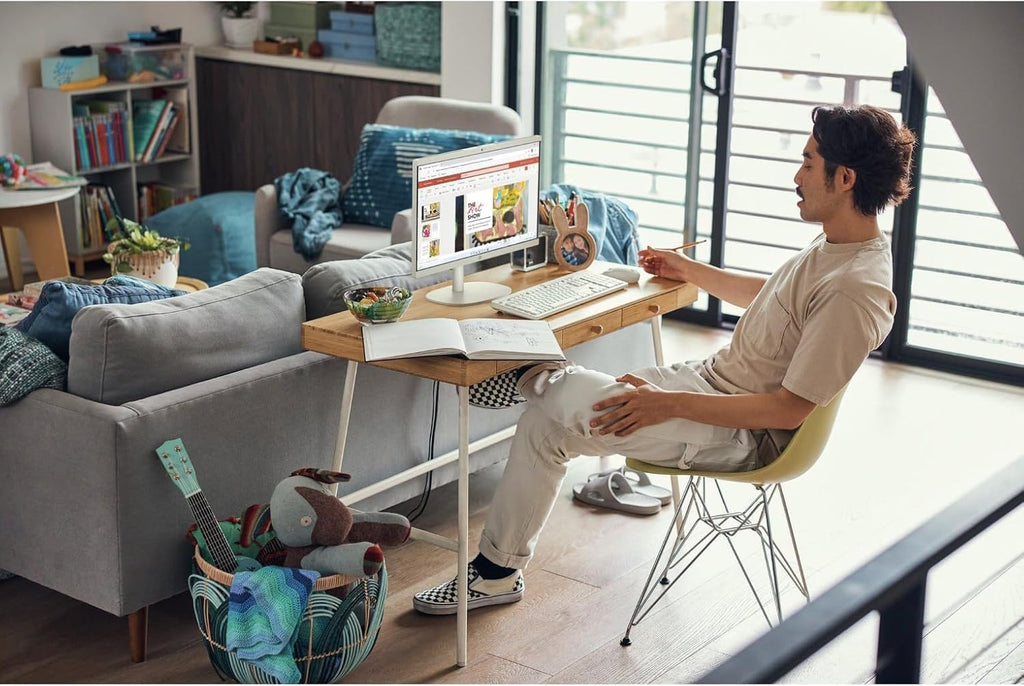 HP 2025 22' FHD All-in-One Desktop Computer • The New Version for Everyday Use • Latest 13th Gen Intel Quad-Core CPU • 8GB DDR5 • 128GB Storage • HDMI • Type-C • Wi-Fi • HD Webcam • Win11 Pro