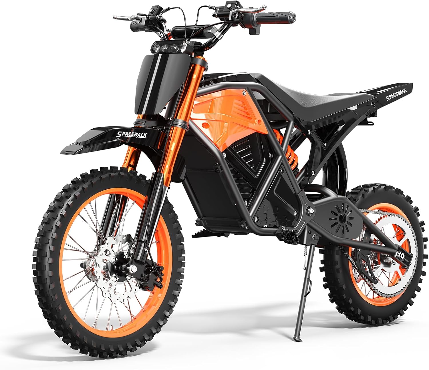Spacewalk Electric Bike M6 / M7 for Teens/Adults,16' / 20' Ebike,1500W Peak Motor,21.7mph / 27.9mph,48V 15Ah Removable Battery,4X Suspension,50 Miles Pure Electric,70 Miles PAS
