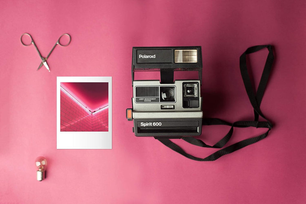Polaroid Spirit 600 Vintage Instant Camera – Silver/Gray Front – Refurbished & Film Ready