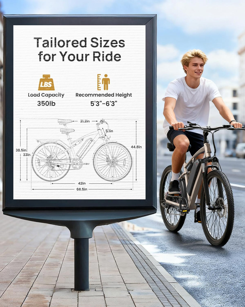 QRONGE Electric Bike for Adults, Full Suspension Ebike, 1000W Peak Motor 486Wh Battery, 28MPH(PAS Mode) Mountain Electric Bicycles, 26'' Tire, 7 Speed, Up to 70 Miles, Zephyr