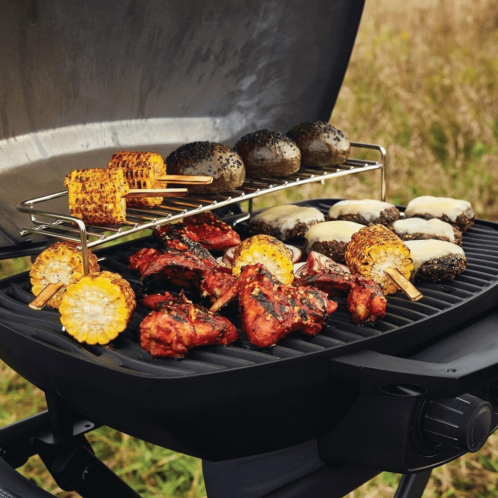 Napoleon PHANTOM TravelQ Portable PRO Propane Gas Grill - PRO285X-PHM - with Scissor Cart, Matte Black, Travel BBQ,