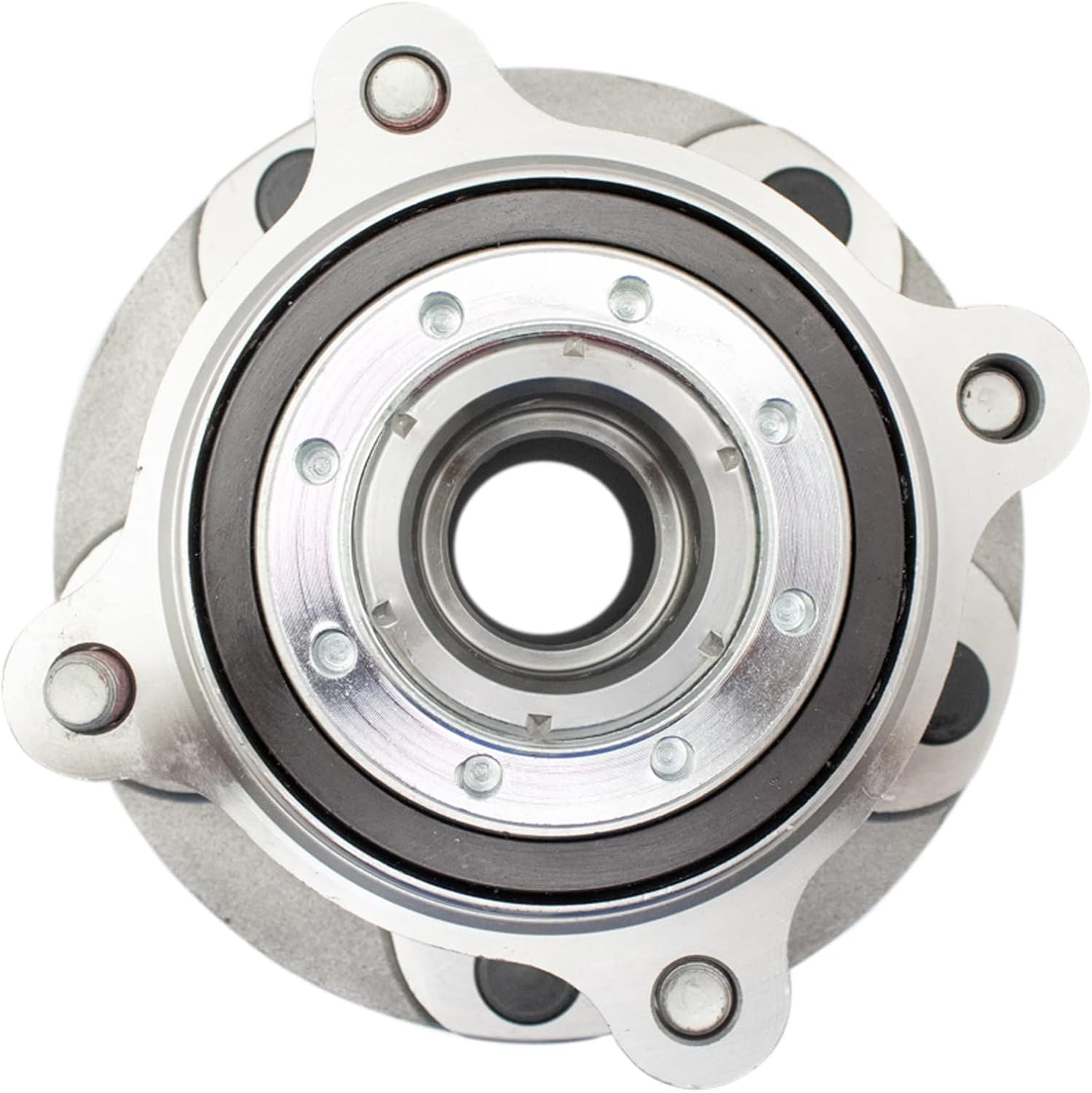 TRQ Front Left and Right Wheel Bearing and Hub Assembly Set 2 Piece Compatible with 2007-2021 Toyota Tundra Rear Wheel Drive 2008-2021 Sequoia Rear Wheel Drive