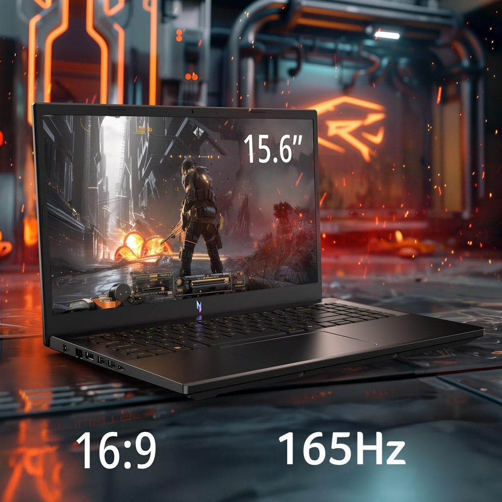 acer Nitro V Gaming Laptop | Intel Core i5-13420H Processor | NVIDIA GeForce RTX 4050 Laptop GPU | 15.6' FHD IPS 165Hz Display | 8GB DDR5 | 512GB Gen 4 SSD | Wi-Fi 6 | Backlit KB | ANV15-52-586Z