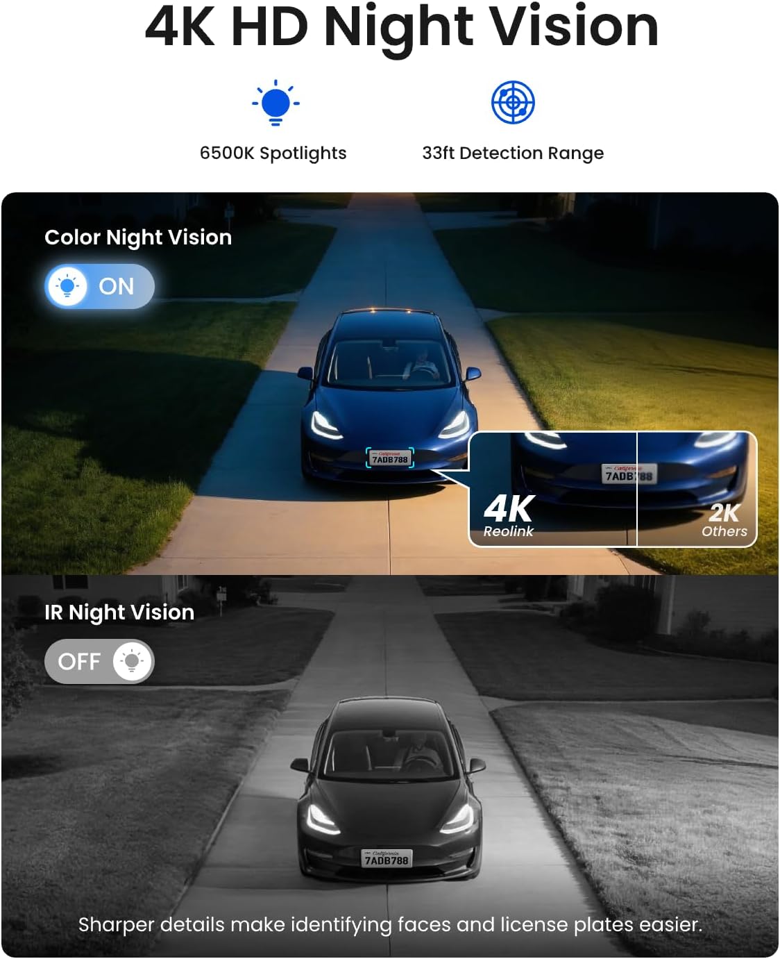 REOLINK 4K LTE Cellular Security Camera Wireless Outdoor, No WiFi 3G/4G Solar Powered, 360 Auto Tracking AI Detection, Color Night Vision, max. 512G Local Storage, SIM Card Included, Go PT Ultra+SP2