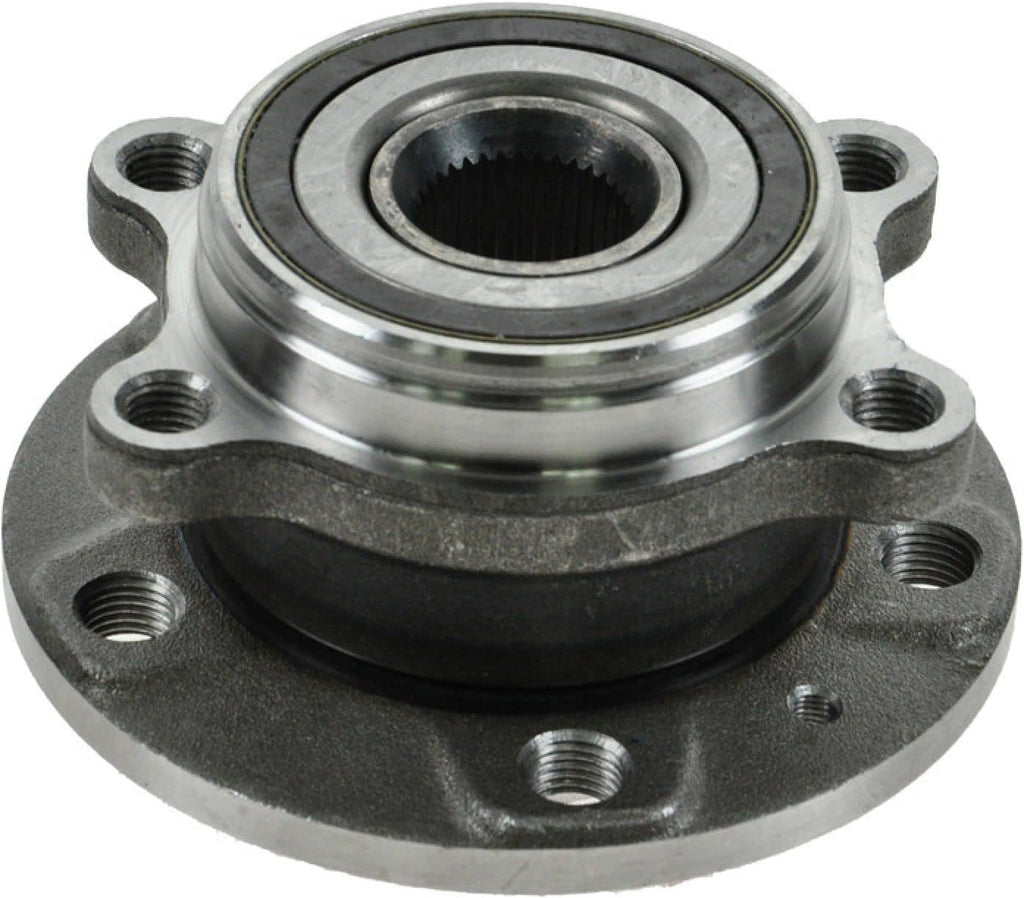 TRQ Front and Rear Wheel Bearing and Hub Assembly Set 4 Piece Compatible with 2012-2021 Volkswagen Passat 2015-2018 Audi Q3 2008-2009 TT 2012-2019 Volkswagen Beetle