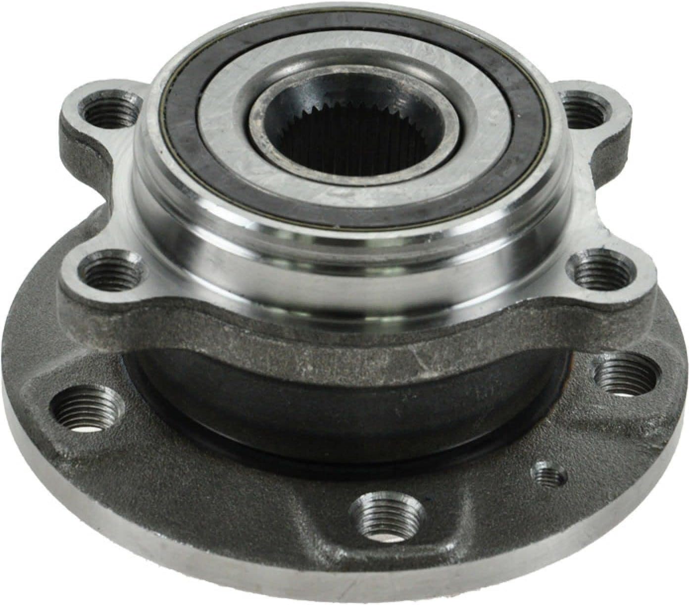 TRQ Front and Rear Wheel Bearing and Hub Assembly Set 4 Piece Compatible with 2012-2021 Volkswagen Passat 2015-2018 Audi Q3 2008-2009 TT 2012-2019 Volkswagen Beetle