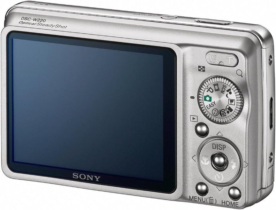 Sony Cybershot DSC-W220 12.1MP Digital Camera with 4x Optical Zoom with Super Steady Shot Image Stabilization (Silver)