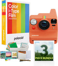 Polaroid Now Plus Generation 3 Coral Instant Camera Bundle with Color Film and Film Kit (3 items)