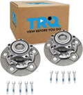 TRQ 2 Piece Front Wheel Bearing & Hub Assembly Set with ABS Sensor Compatible with 2015-2019 Ford Transit-150 Transit-250 Transit-350 Transit-350 HD