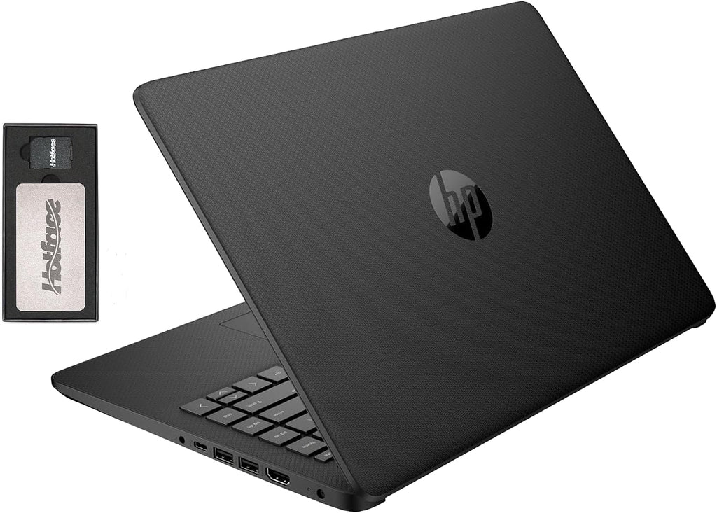 HP Stream 14' HD BrightView Laptop, Intel Celeron N4120, 16GB RAM, 288GB Storage (128GB eMMC + 160GB SSD Docking Station Set), Intel UHD Graphics, HD Webcam, Wi-Fi, 1 Year Office 365, Win 11 S, Black