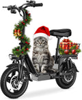 INSDRGN Adults Electric Scooter with Seat,1000W Peak Motor 48V 10.4AH Foldable Electric Scooter,14' Tires,20MPH, 28-Mile Long Range and Dual Disc Brakes,330lbs Max Load