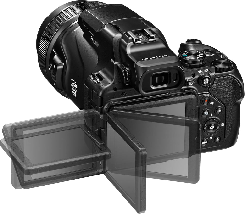 Nikon COOLPIX P1100 Superzoom Digital Camera | 125x Optical Zoom with Image Stabilization 16 MP 4K Ultra HD Video Wi-Fi Connectivity RAW Format and Rotating LCD Screen (Black)