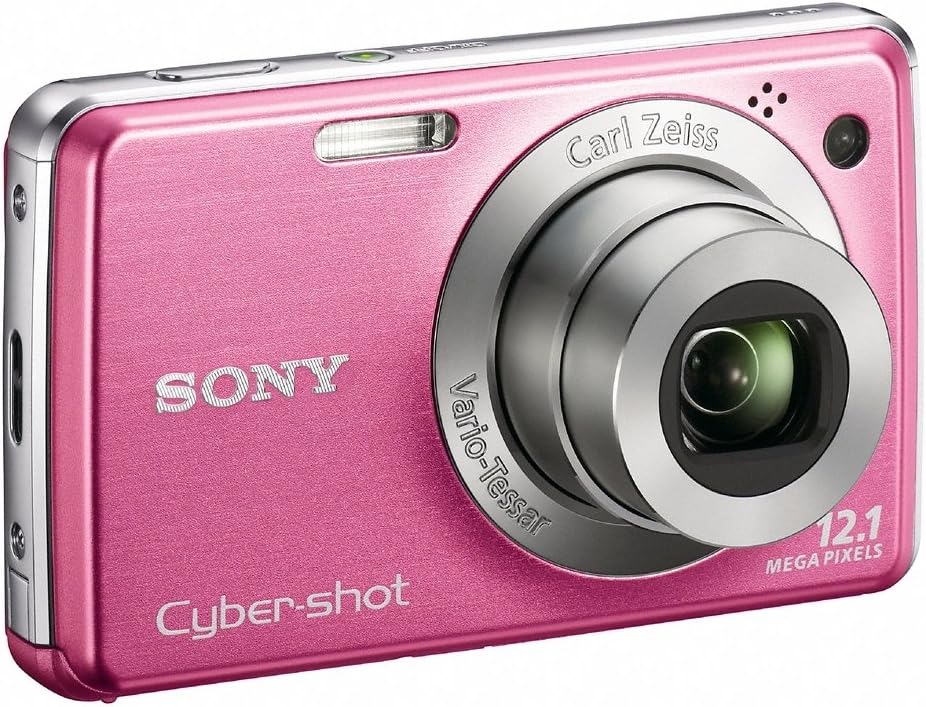 Sony Cybershot DSC-W220 12MP Digital Camera with 4x Optical Zoom with Super Steady Shot Image Stabilization (Light Pink) (OLD MODEL)