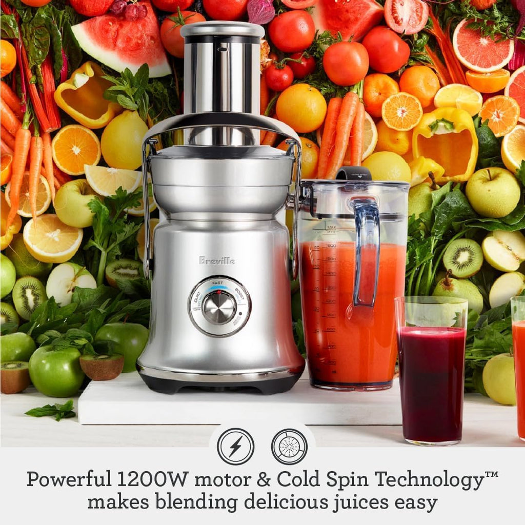 Breville BJE830NRE Juice Fountain Cold XL, 70 fl oz, Metallics, Noir