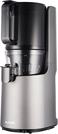 Hurom H200 Renewed Easy Clean Slow Juicer, Silver | Hands-Free | Hopper Fits Whole Produce | Quiet Motor | BPA Free | Easy Assembly | Cold Press Masticating Juicer