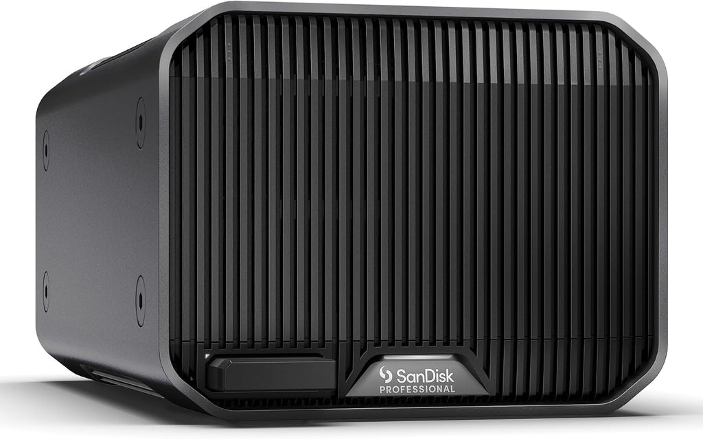 SanDisk Professional 48TB G-RAID Mirror - External HDD, RAID with Redundancy, Thunderbolt 3, USB (10Gbps), 7200RPM Ultrastar Hard Drive, Up to 260MB/s Read in RAID 1 - SDPHH2H-048T-NBAAD