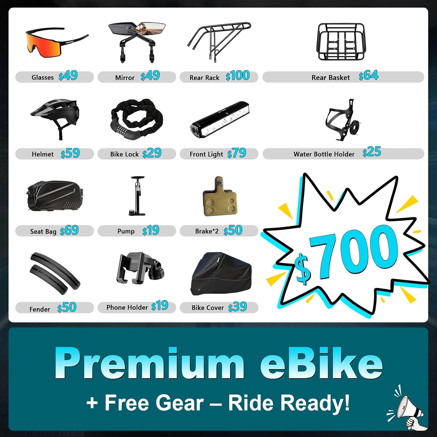 FREESKY 2026 Alaska Pro Dual Battery 48V 45AH 200 Miles 40MPH Electric Bike for Adult, 4000W High-Torque Motor Long Range Fat Tire Ebike, 26' Full Suspension Mountain E Bike, UL 2849 Certified by TÜV