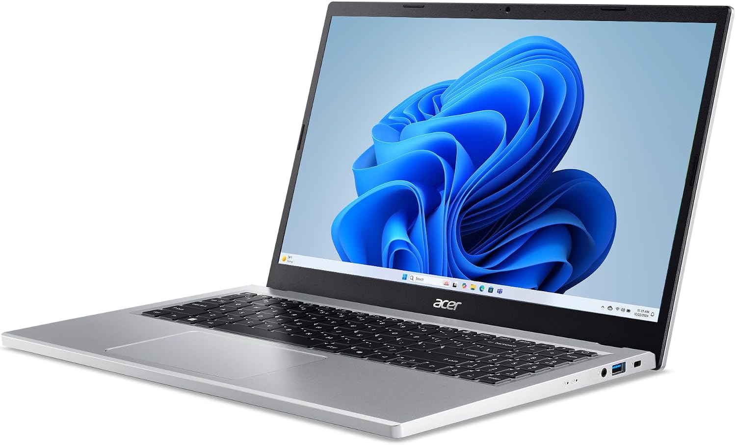acer Aspire Go 15 AI Ready Laptop | 15.6' FHD (1920 x 1080) IPS Display | Intel Core 3 Processor N355 | Intel Graphics | 8GB DDR5 | 128GB UFS | Wi-Fi 6 | Windows 11 Home in S Mode | AG15-32P-39R2