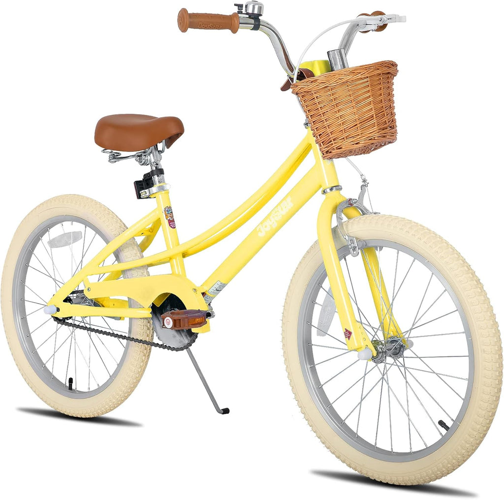 JOYSTAR Girls Bike for 2-12 Years Old Toddlers and Kids, 12' 14' 16' 18' 20' Retro Style Kids Bike with Training Wheels, 18 20 Inch Children Bicycle with Kickstand