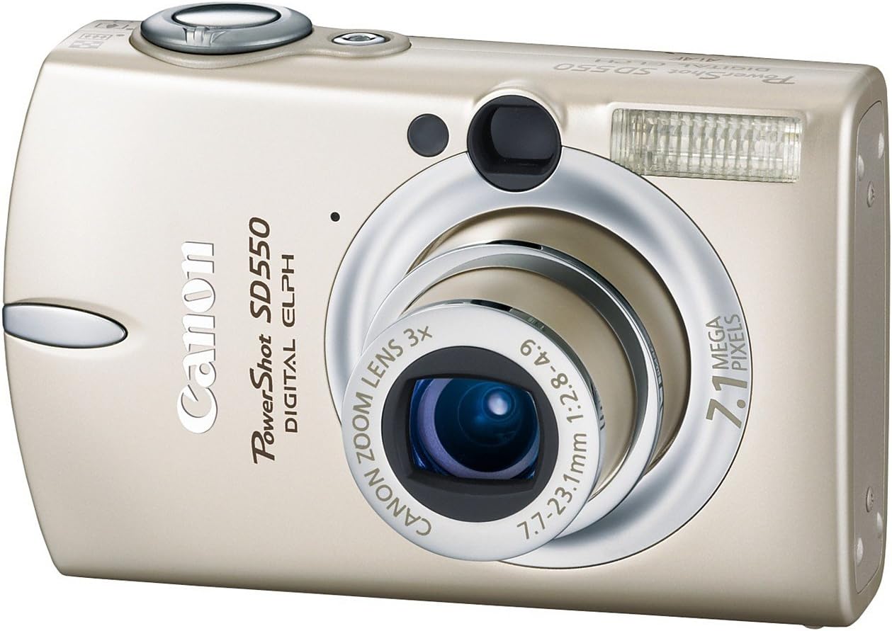 Canon Powershot SD550 7.1MP Digital Elph Camera with 3x Optical Zoom (Beige)