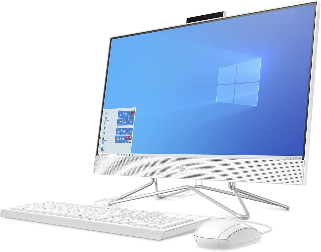 HP All-in-One Desktop PC, 11th Gen Intel Core i3-1115G4 Processor, 8 GB RAM, 512 GB SSD Storage, Full HD 23.8' Display, Windows 10 Home, Remote Work Ready, Mouse and Keyboard (24-dp1250, 2021)