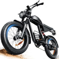 Electric Bike for Adults, 1000W/1500W Dirt Bike, 30MPH/34MPH, 48V 15Ah/48V 18.9Ah E-Bike, 30-47 Miles Electric Motorcycle, 20' Fat Tire Off-Road Bike, All Terrain for Mountains, Snow, Sand, Road