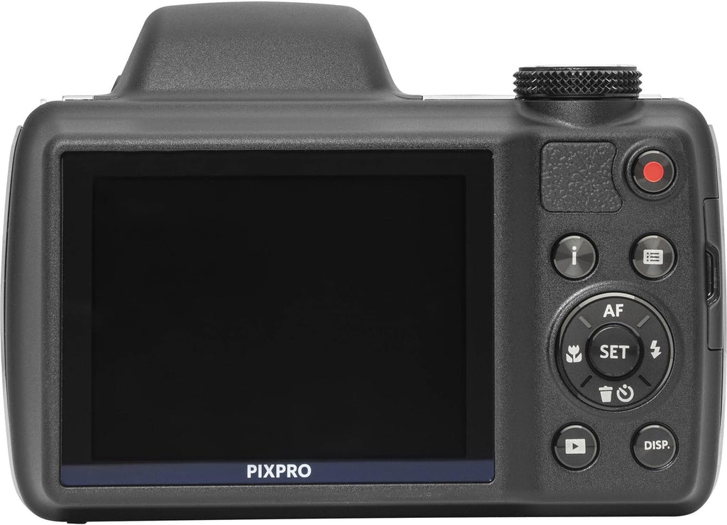 Kodak PIXPRO AZ528 Digital Camera (Black) Bundle with 32GB Memory Card + Camera Case + Memory Card Wallet + Screen Protectors + Accessories