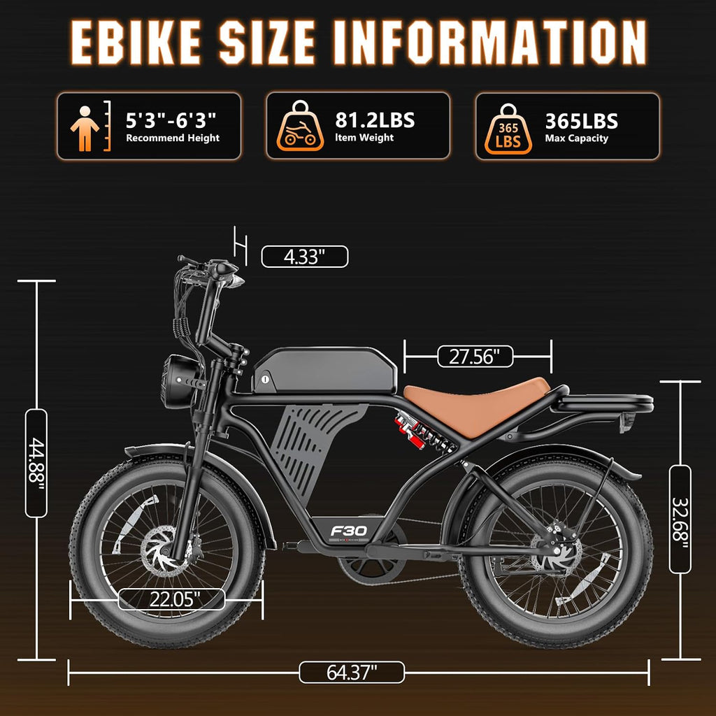 Misodo Electric Bike for Adults, Peak 2500W Motor, 32MPH & 100 Miles PAS Range, NFC & Password Unlock, 48V 20AH Battery, Electric Dirt Bike, Dual Suspension 20'x4.0' Fat Tire Off-Road Ebike