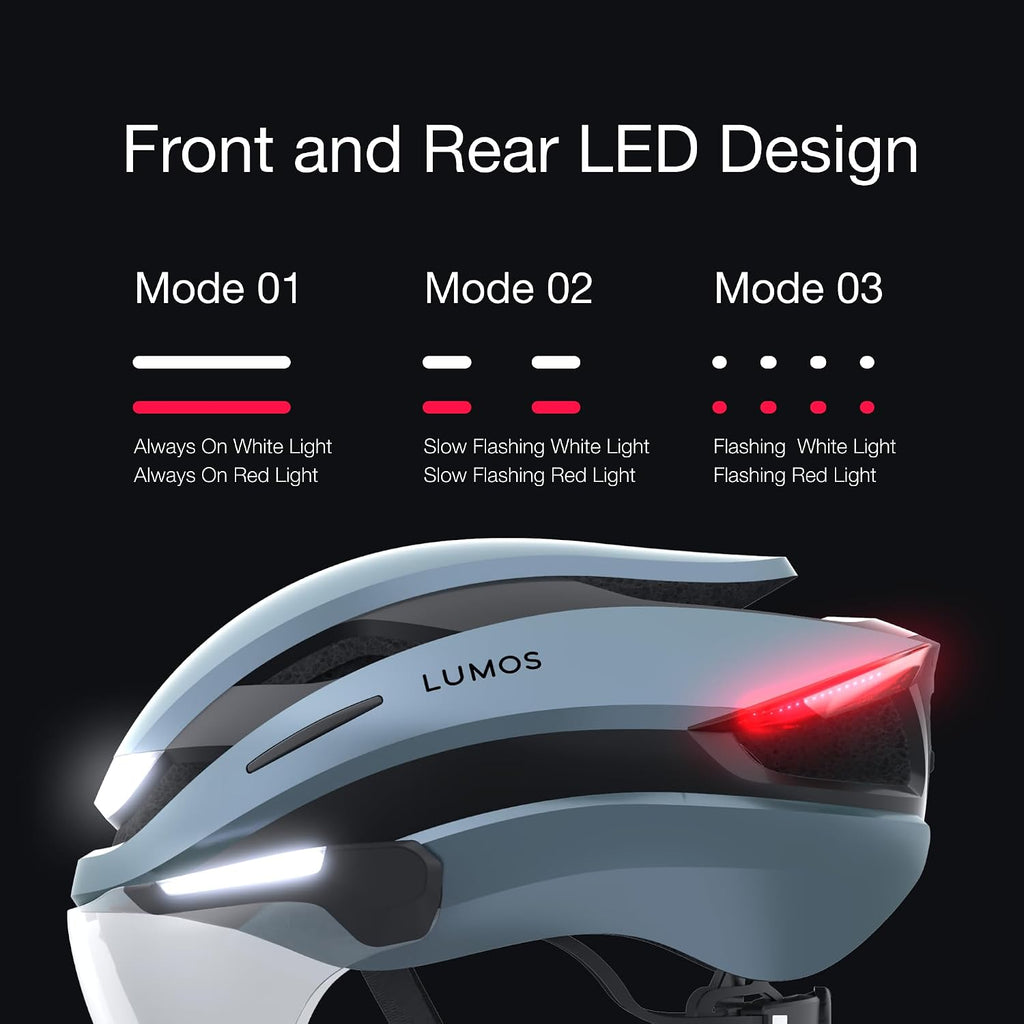Lumos Ultra E-Bike Smart Helmet | NTA 8776 Certified | Front & Rear LED Lights | Retractable Face Shield | App Controlled | EBike, Scooter, Cycling, Bicycle | Adults, Men Women