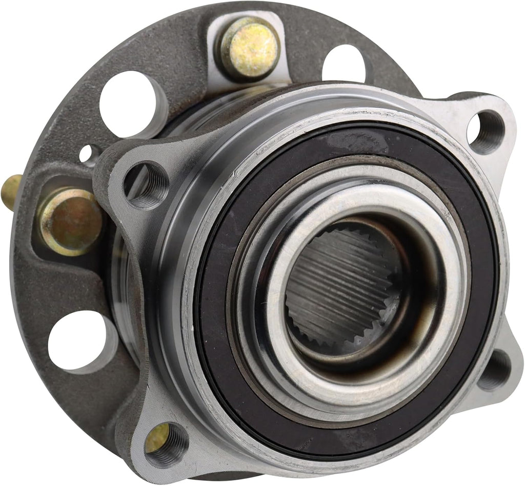 TRQ Left and Right Wheel Bearing and Hub Assembly Set 2 Piece Compatible with 19-23 Hyundai Santa Fe AWD 20-23 Palisade AWD 22-23 Santa Cruz 20-22 Kia Telluride AWD 21-23 Sorento 22-23 Carnival