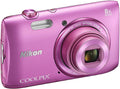 Nikon 26455 20.1 MP Digital Camera with 2.7-Inch LCD (Pink)