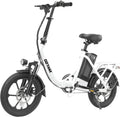 Gotrax 16' Folding Electric Bike, Max 28Miles Range(Pedal-Assist) & Speed 15.5Mph Power by Peak 500W, E-Bike with Removable Battery, Suspension & Adjustable Size, Commuter Bicycle for Adults/Teens