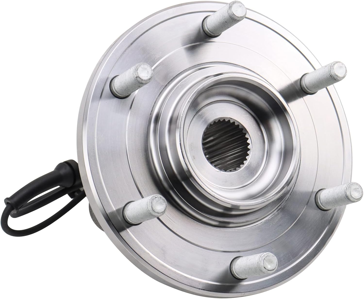 TRQ Front Left and Right Wheel Bearing and Hub Assembly Set 2 Piece Compatible with 08-10 Infiniti QX56 08-11 Nissan Armada 08-11 Titan 2012 Armada to 11-30-11 2012 Titan to 12-31-11