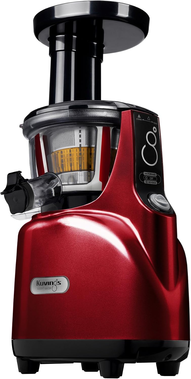 Kuvings BPA-Free Silent Juicer SC Series With Detachable Smart Cap, Burgundy Pearl