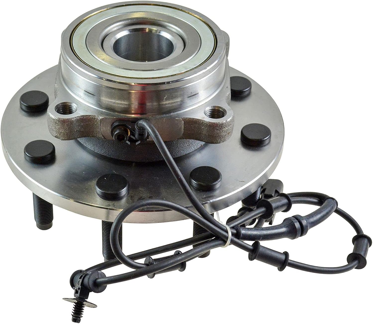 TRQ Front Left and Right Wheel Bearing and Hub Assembly Set 2 Piece Compatible with 2006-2008 Dodge Ram 1500 4 Wheel Drive 8 Lug Wheels 2006-2008 Ram 2500 2006-2008 Ram 3500