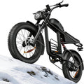 Electric Bike for Adults, 1000W/1500W/3000W Dirt Bike, 30/34/37MPH, 48V 15 Ah/20Ah/35Ah e Bike, 40/47/100 Miles Electric Motorcycle, 20' Fat Tire Off-Road Bike, All Terrain Electric Bike