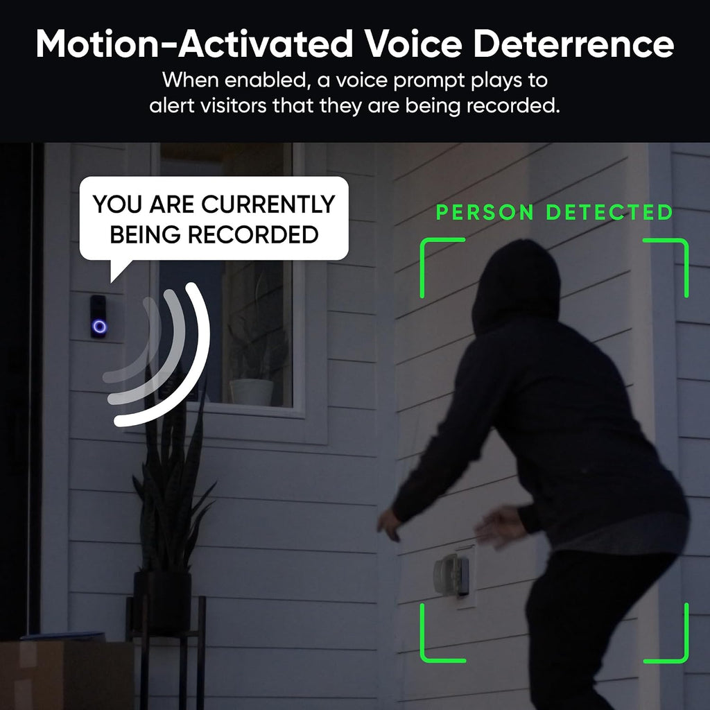 WYZE Wireless Duo Cam Video Doorbell (Chime Included), Battery Powered, 2K Full HD Video, 2 Cameras (People and Package), 2-Way Audio, Color Night Vision, Silver