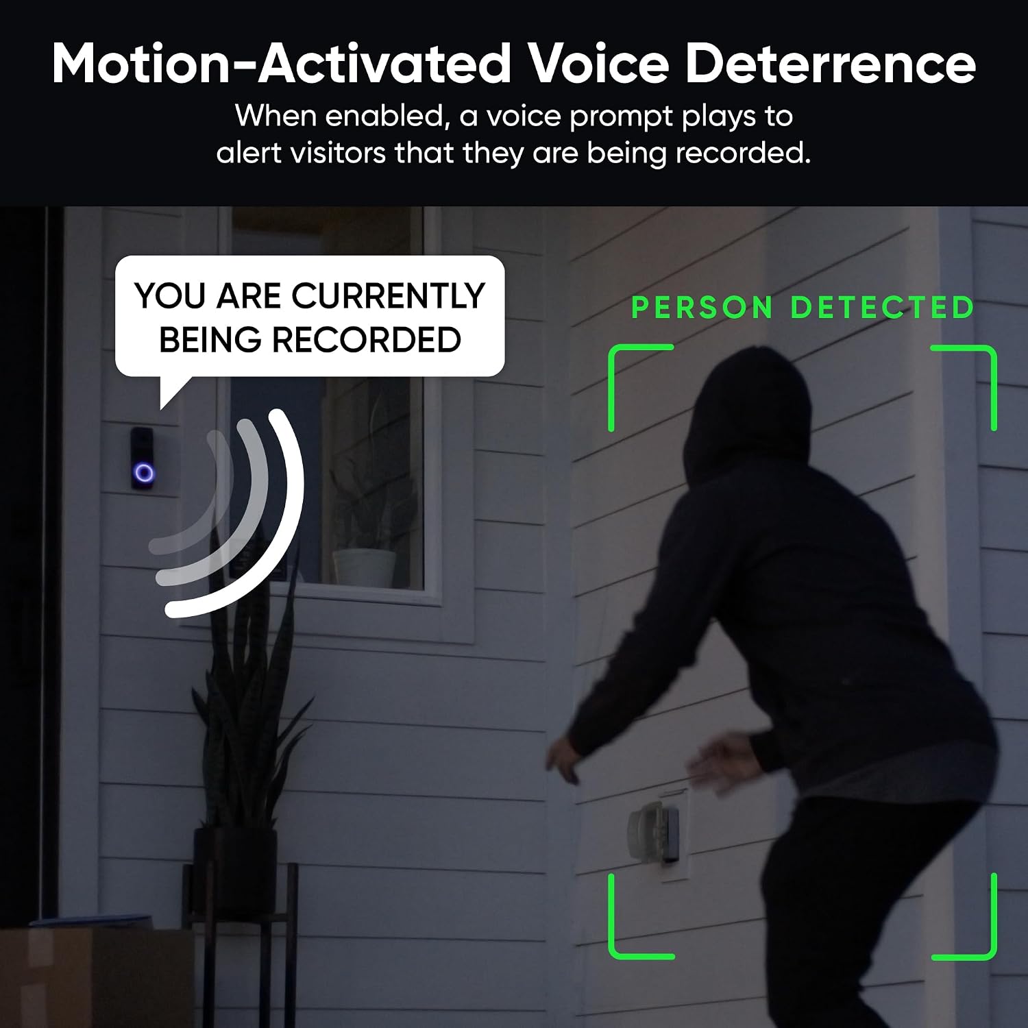 WYZE Wireless Duo Cam Video Doorbell (Chime Included), Battery Powered, 2K Full HD Video, 2 Cameras (People and Package), 2-Way Audio, Color Night Vision, Silver