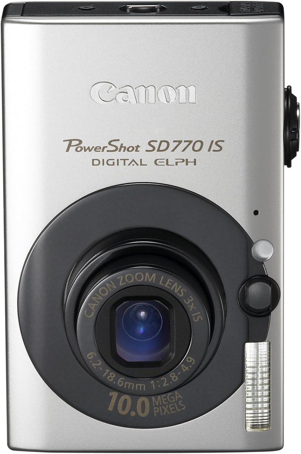 Canon PowerShot SD770IS 10MP Digital Camera with 3x Optical Image Stabilized Zoom (Black)