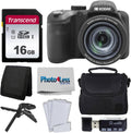 Kodak PIXPRO AZ405 Digital Camera (Black) + 16GB Memory Card + Camera Case + Accessories - Ultimate Bundle
