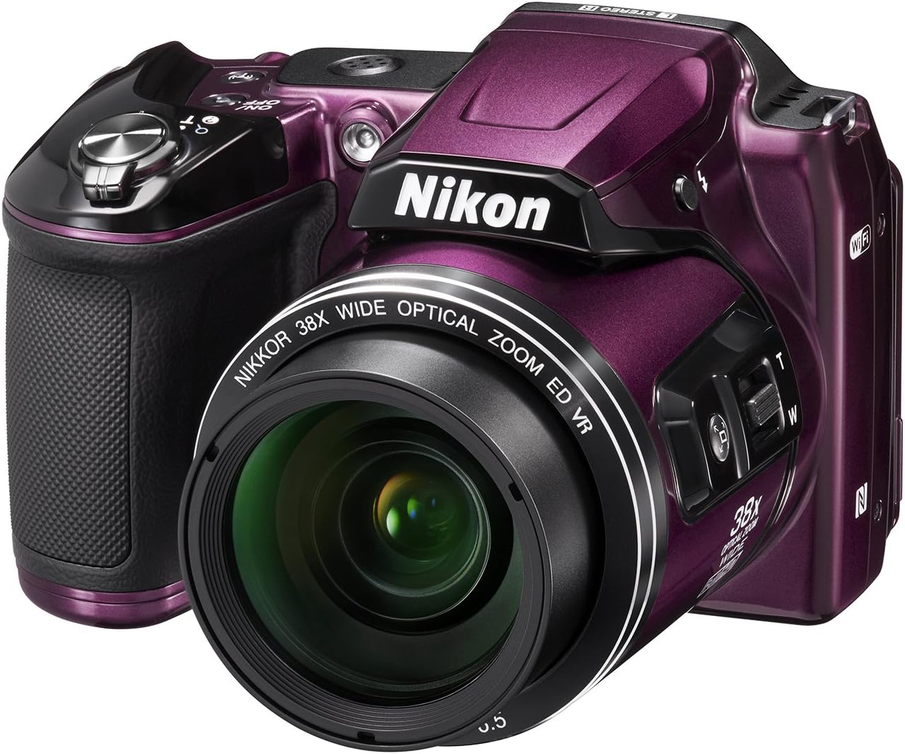 Nikon Coolpix l840 38X Wide Optical Zoom (Color Plum)